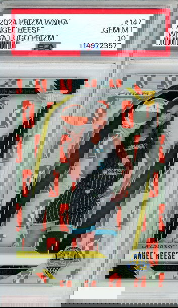 2024 PANINI PRIZM WNBA ANGEL REESE #147 WNBA LOGO PRIZM ROOKIE RC PSA 10 GEM MT