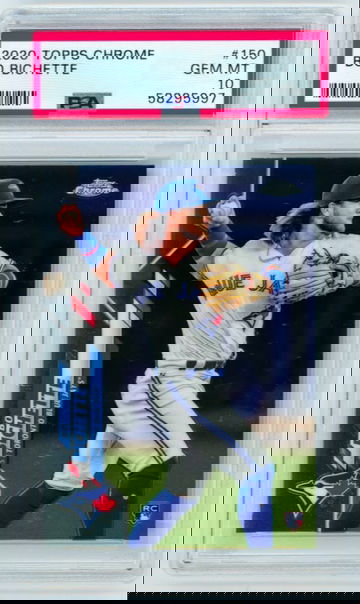 2020 Topps Chrome Bo Bichette PSA 10