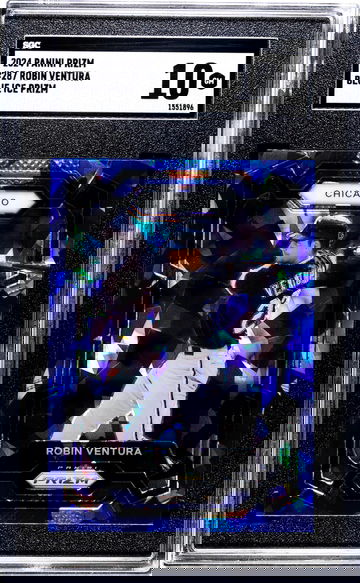 2024 Panini Prizm #287 Robin Ventura Blue Ice Prizm SGC 10