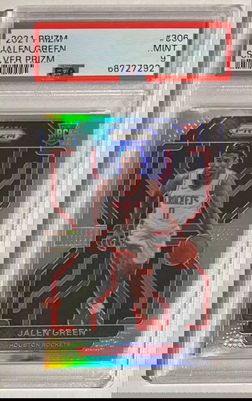 2021 Prizm Jalen Green Rookie Silver Prizm PSA 9