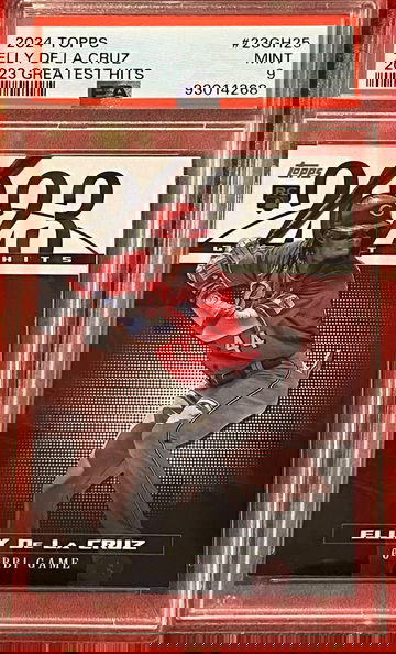 2024 Topps Elly De La Cruz 2023 Greatest Hits #23GH25 PSA 9 Mint Cincinnati Reds