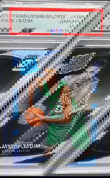 2017 Donruss Optic Jayson Tatum #198 PSA 10