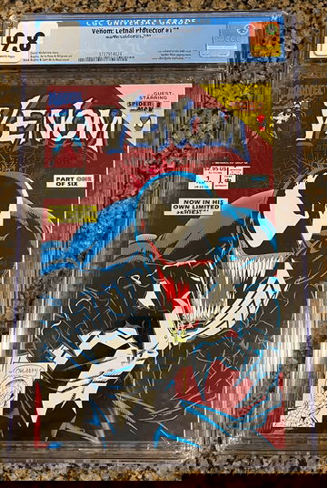 Venom Lethal Protector # 1 CGC 9.8 1st Solo Title Red Foil Cover 1993