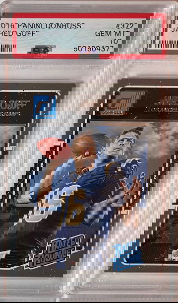 2016 Donruss Rated Rookie Jared Goff PSA 10 