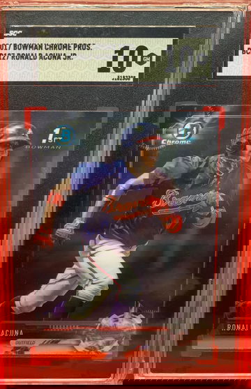 2017 Bowman Chrome Prospects Ronald Acuna Jr SGC10 GEM MINT