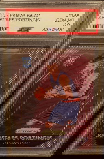 Kristaps Porzingis Prizm Rookie PSA 10