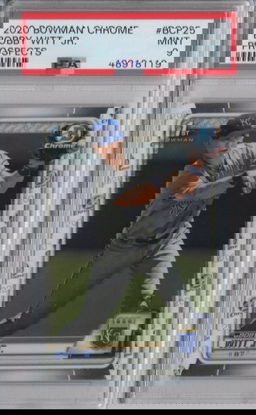 2020 Bowman Chrome Bobby Witt Jr. PSA 9