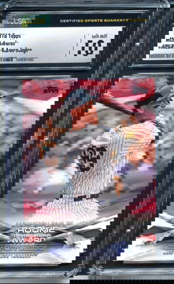 2018 Topps MLB Aaron Judge ROY # 1/10