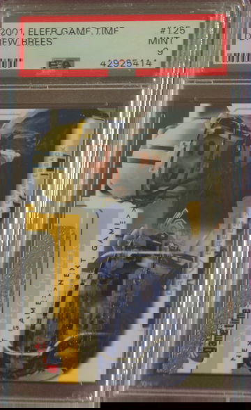 2001 Fleer Game Time 0104/2001 Drew Brees #125