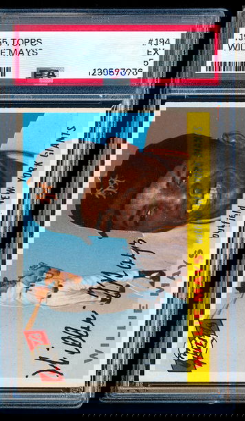 1955 Topps Willie Mays #194 PSA 5 + Beautiful