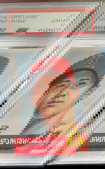 2018 Topps Living Set #7 Shohei Ohtani RC PSA 10