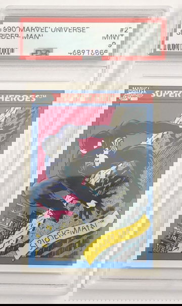 1990 Marvel Universe Spiderman PSA POP 14