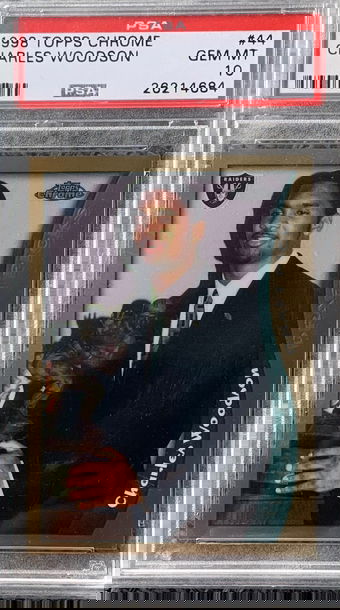 1998 Topps Chrome Charles Woodson #44 PSA 10 HOF