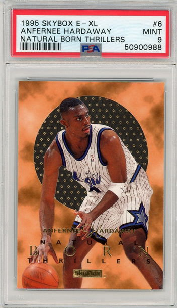 Anfernee Penny Hardaway 1995 Skybox e-XL Natural Born Thrillers PSA 9