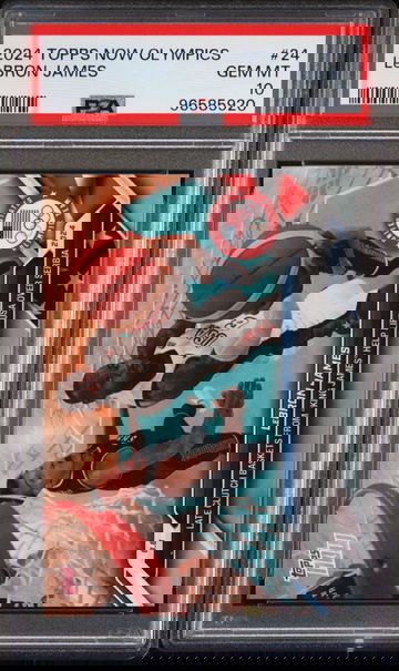 2024 Topps Now Olympics 30 LeBron James PSA 10 GEM MINT