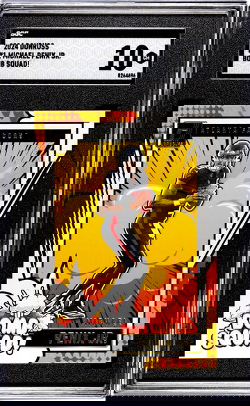 2024 Donruss #1 Michael Penix Jr. Bomb Squad! SGC 10