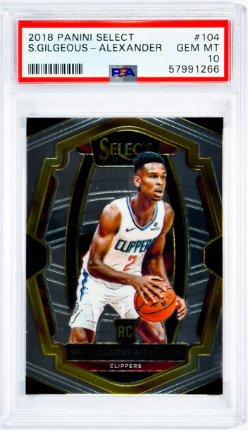 2018 Shai Gilgeous-Alexander Panini Select    #104 PSA 10