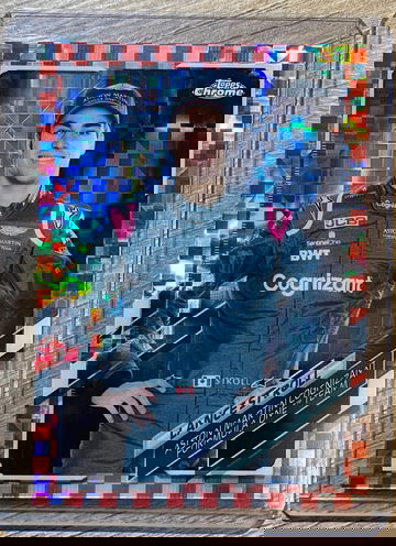 2021 Topps Chrome F1 Portrait Checker Flag Red Lance Stroll /5