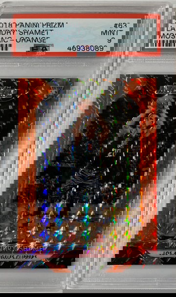2018 Panini Prizm Landry Shamet Mosaic - Orange PSA 9 Mint #63