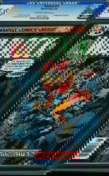 WARLOCK #13, CGC 9.0 VFNM