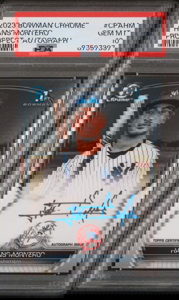 2023 Bowman Chrome Hand Montero 1st Prospect Auto GEM MINT PSA 10