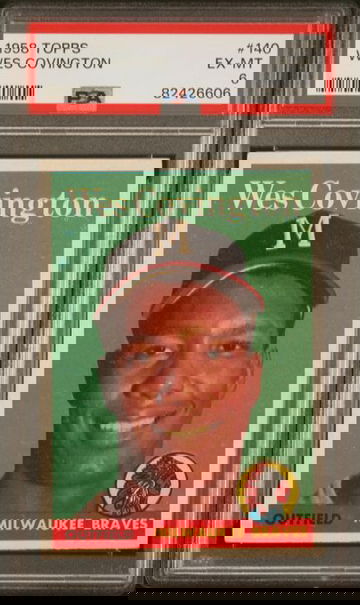 1958 Topps Wes Covington #140 PSA 6 [BL-3.48]