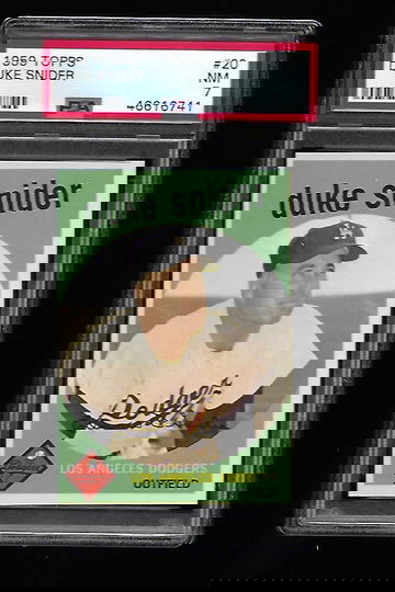 1959 Topps Duke Snider PSA 7