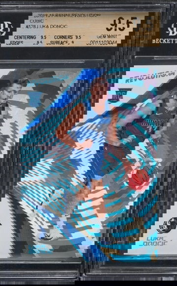 2018 Panini Revolution Cubic Luka Doncic ROOKIE /50 #128 BGS 9.5 GEM MINT