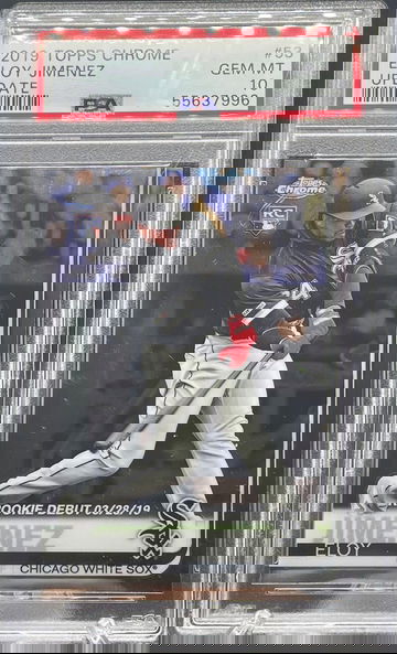 2019 Topps Chrome Eloy Jimenez RC PSA 10