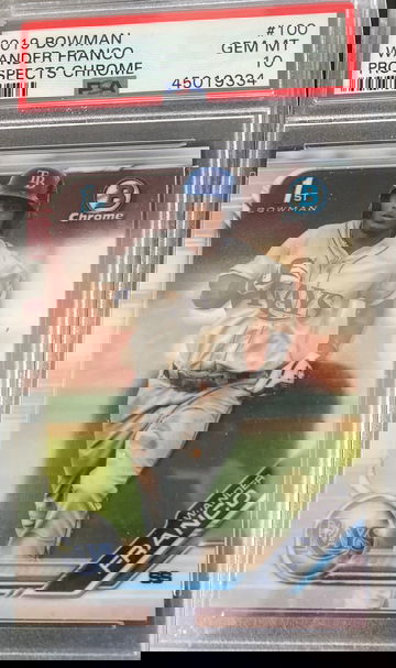 Wander Franco 2019 bowman chrome psa 10