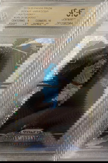 2019-20 Panini Prizm Ja Morant Fast Break Variation BGS 9.5