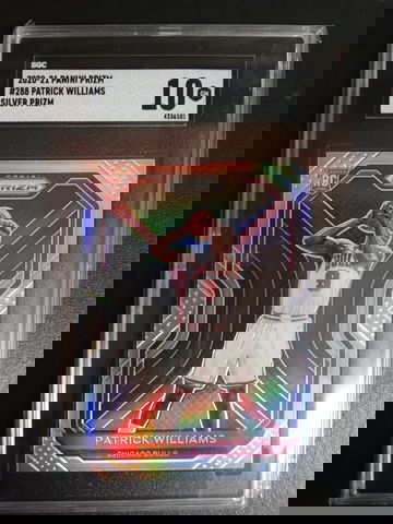 2020-21 panini prizm silver #288 Patrick Williams RC SGC 10 