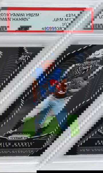 2019 Panini Prizm Damien Harris PSA 10 #324
