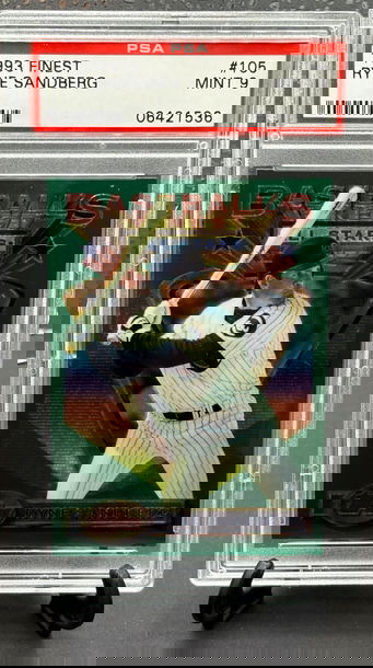 1993 Topps Finest Ryne Sandberg #105   PSA 9 