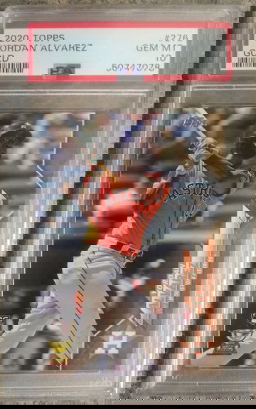 2020 Topps Series 1 Yordan Alvarez Rc Gold /2020 PSA 10