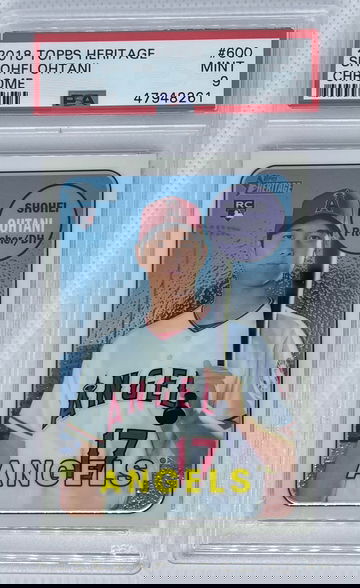 2018 Topps Heritage Shohei Ohtani #600 PSA 9