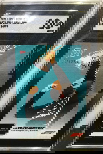 2021 Topps now formula 1 f1 #057 Sochi Lewis Hamilton blue /99 sgc10