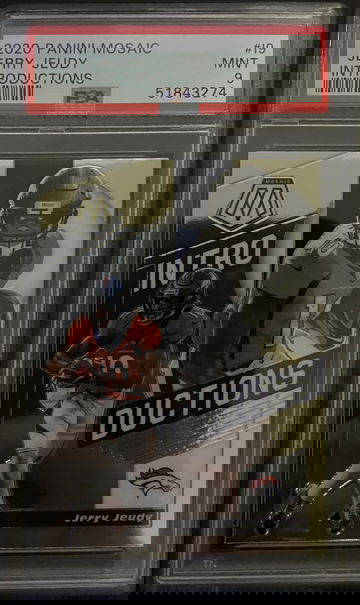 2020 mosaic introductions jerry jeudy psa 9