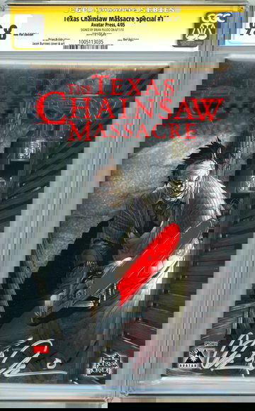 TEXAS CHAINSAW MASSACRE SPECIAL #1 CGC-SS 9.8 RED FOIL VAR 1500 PTGS PULIDO 2005