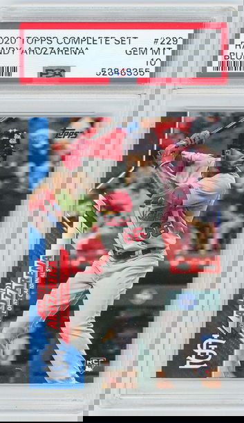 2020 Topps Randy Arozarena Blue Parallel /299