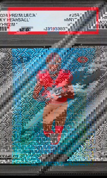 2024 Panini Prizm Deca Mojo Prizm Ricky Pearsall #254 /30 PSA 9