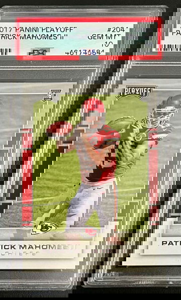 2017 Playoff Patrick Mahomes RC