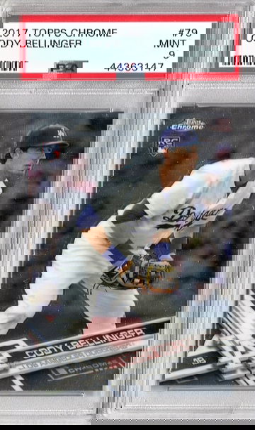 2017 Topps Chrome Cody Bellinger PSA 9