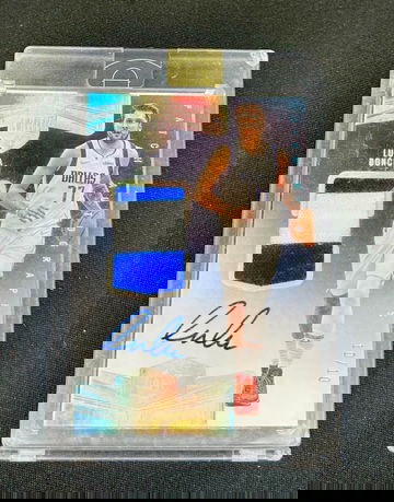 2021 Luka Doncic Panini Eminence Silver Patch Jersey Auto 10/10 SEALED Autograph SP GAME WORN