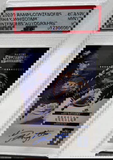 2020 Panini Contenders Autographs #6 #CASW Shay Whitcomb Auto PSA 9 Pop 1! 🔥