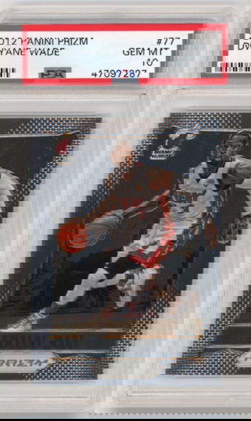 Dwyane Wade 2012 Prizm PSA 10