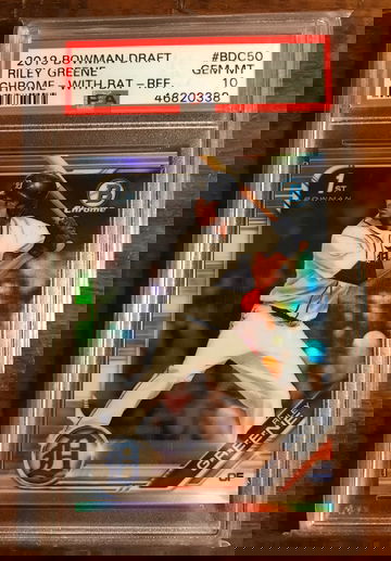 Riley Greene 2019 Bowman Draft Refractor PSA 10