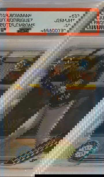 Julio Rodriguez 2019 1st Bowman Chrome PSA 10