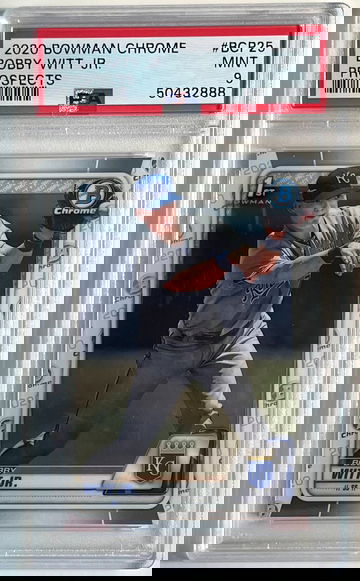 2020 Bowman Chrome 1st Bobby Witt Jr PSA 9 MINT