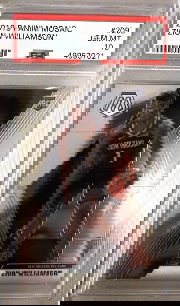 Zion Williamson 2019 Mosaic Base #209 PSA 10